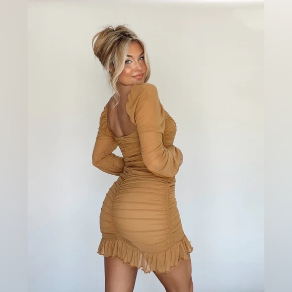 Lane 201 Not Average Ruched Dress - Picture 3 of 3